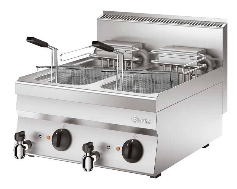 Friteuse 650, L600, 2x10L