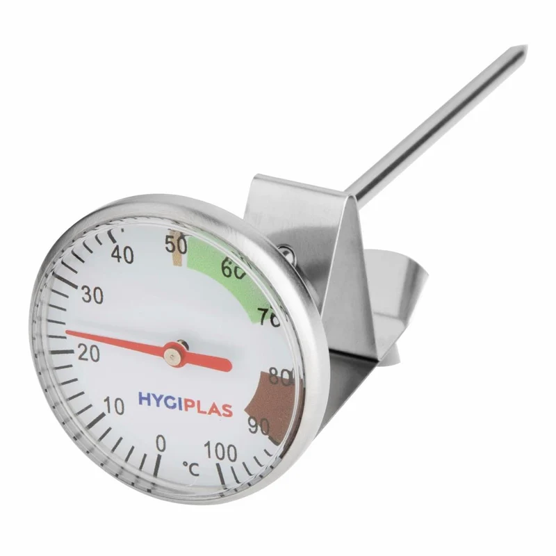 Thermomètre à café et à lait 125mm
