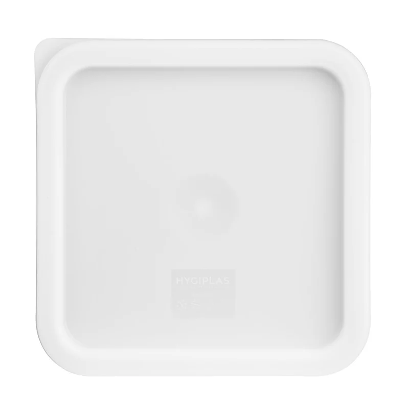 Couvercle carré blanc moyen Hygiplas