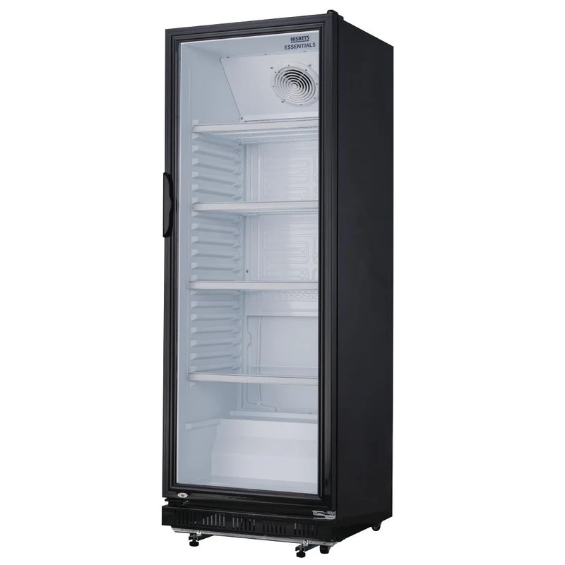 Vitrine réfrigérée positive verticale Nisbets Essentials noire 346L