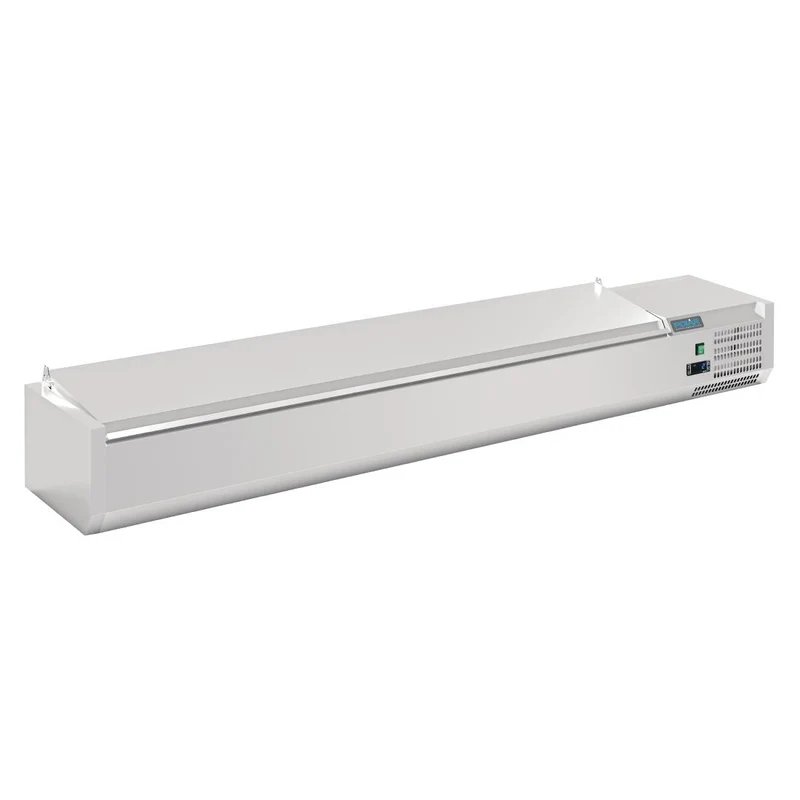 Saladette à poser avec couvercle Polar Série G 10x GN 1/4