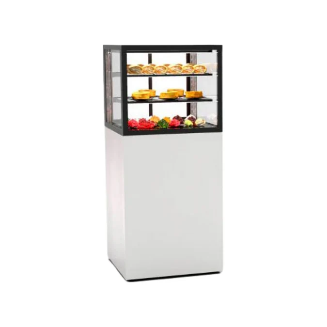 Vitrine de présentation neutre 3 niveaux - 600