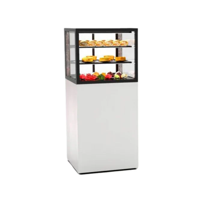 Vitrine de présentation réfrigérée libre service 3 niveaux - 600