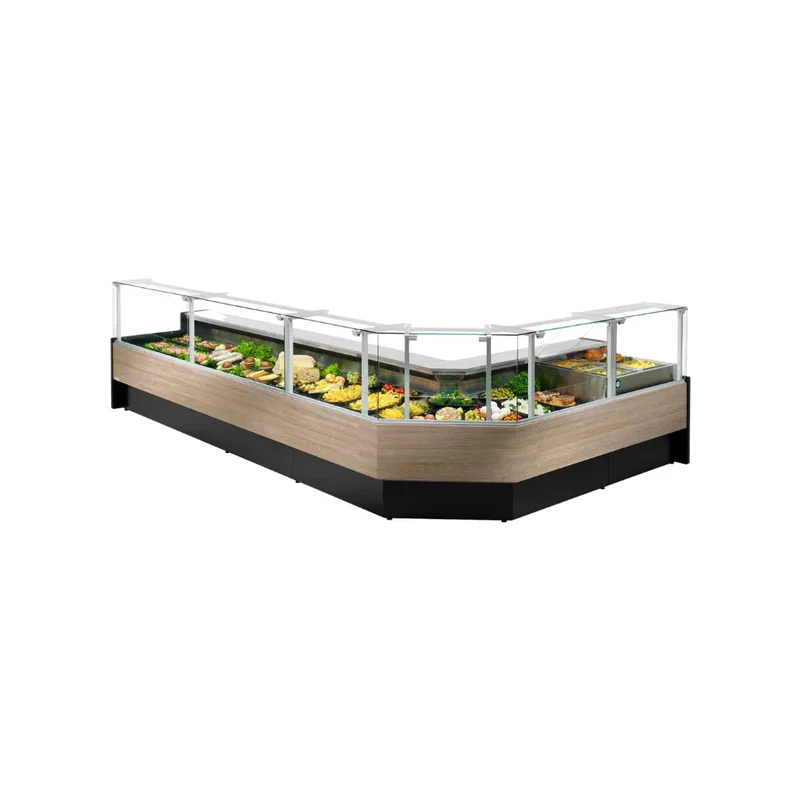 Vitrine réfrigérée ventilée sans réserve +2/+8°C - PORTHOS
