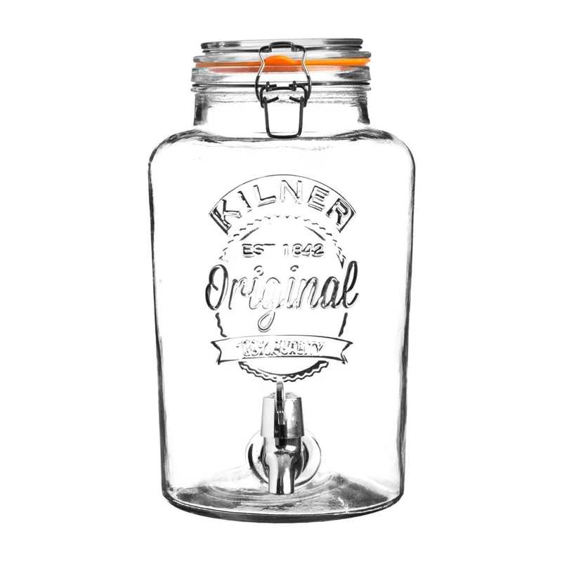 Distributeur de boissons couvercle à clip Kilner 5 litres