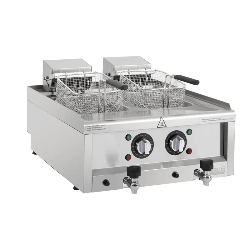 Friteuse électrique double Buffalo Série 600 2 x 8L