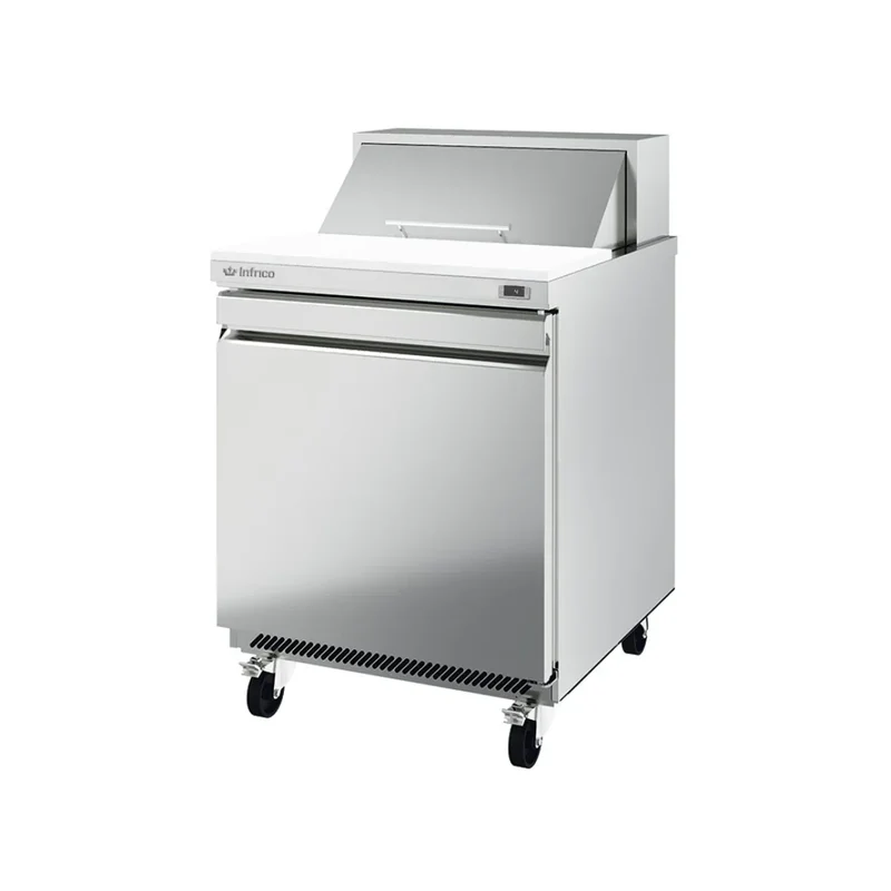 Saladette réfrigérée positive 1 porte 0/+6°C - 200L