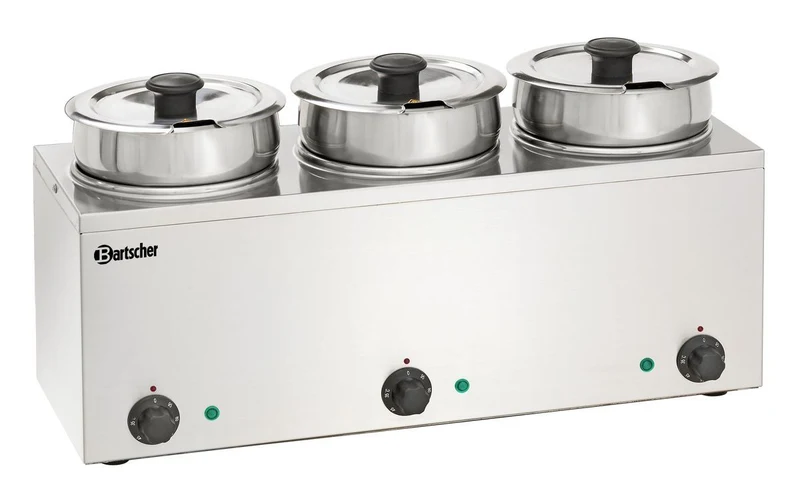 Bain Marie Hotpot, 3x pot, 3,5 L