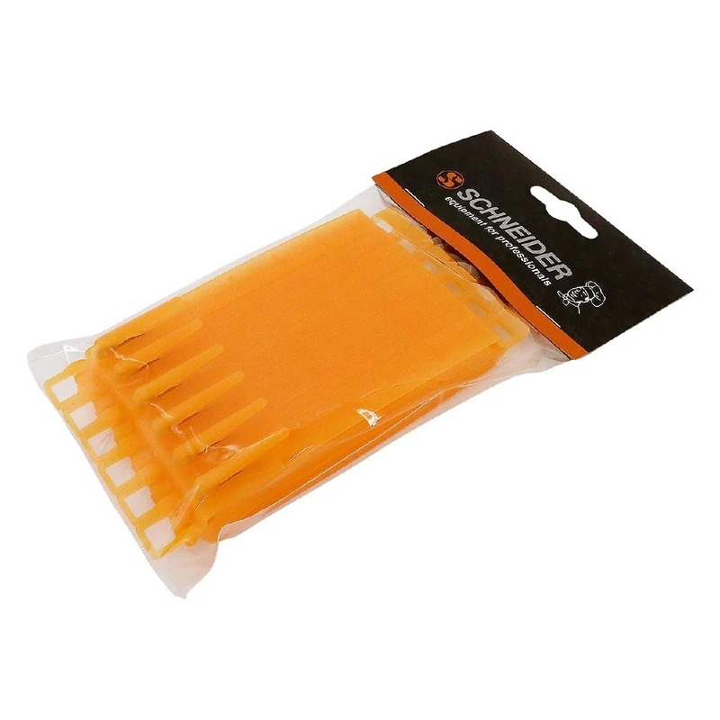 Pinces de fermeture pour poches Schneider 120mm (lot de 6)