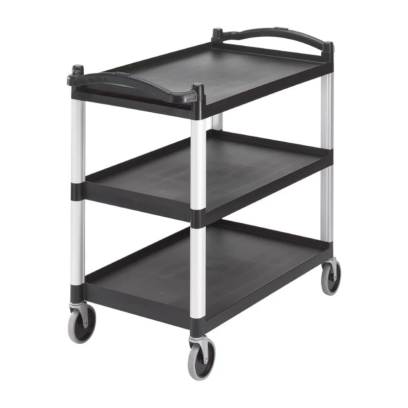 Chariot utilitaire 3 niveaux noir Cambro BC340KD110