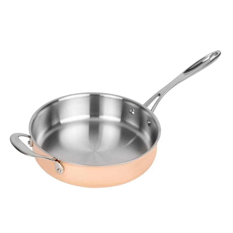 Sauteuse en cuivre 3 couches induction Vogue 240mm