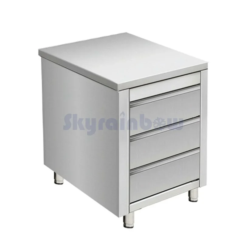 Placard central - 3 tiroirs, 500 x 600 x 850 mm - Skyrainbow THSS3R56