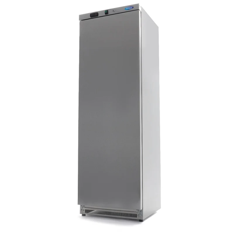 Armoire positive - 400 L - 4 étagères réglables - acier inoxydable