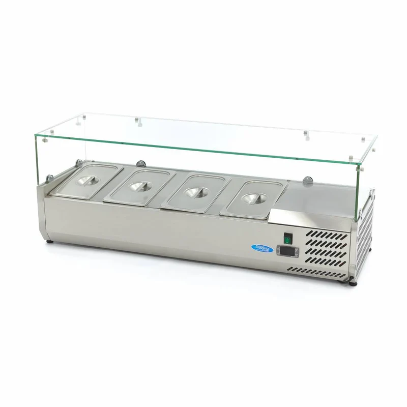 Saladette à poser - 120 cm - s'adapte à 4 x 1/3 GN