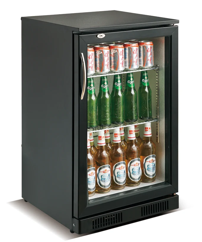 Arrière Bar Réfrigérée Noir 1 Porte 175L