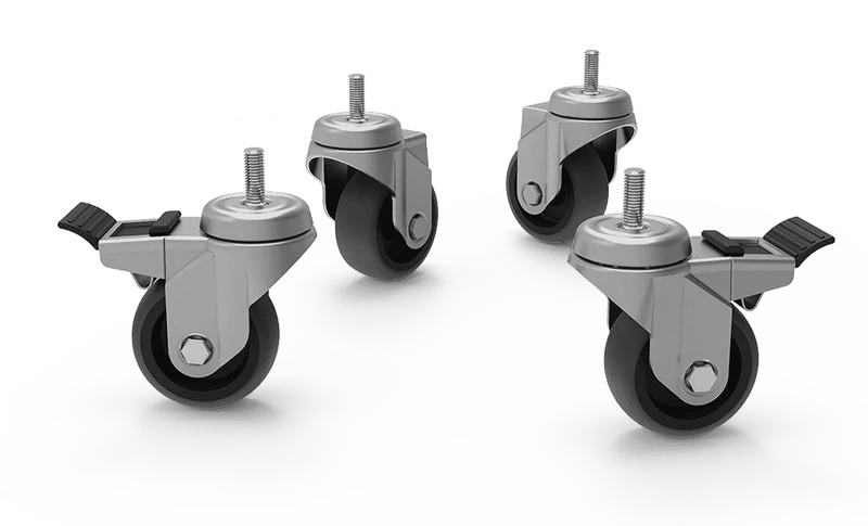 Roues rotatives avec frein (UNOX XUC010)