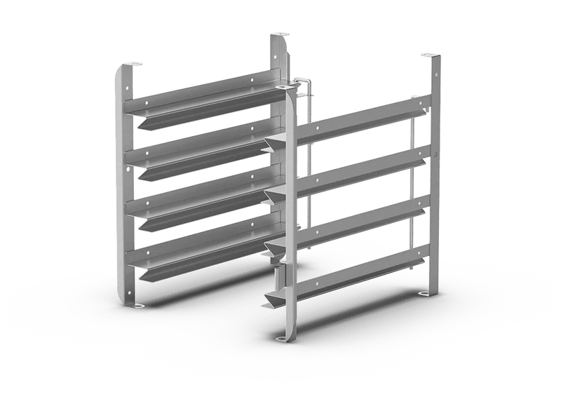 Supports double taille, GN1/1 + 600x400 pour fours (UNOX XUC055)