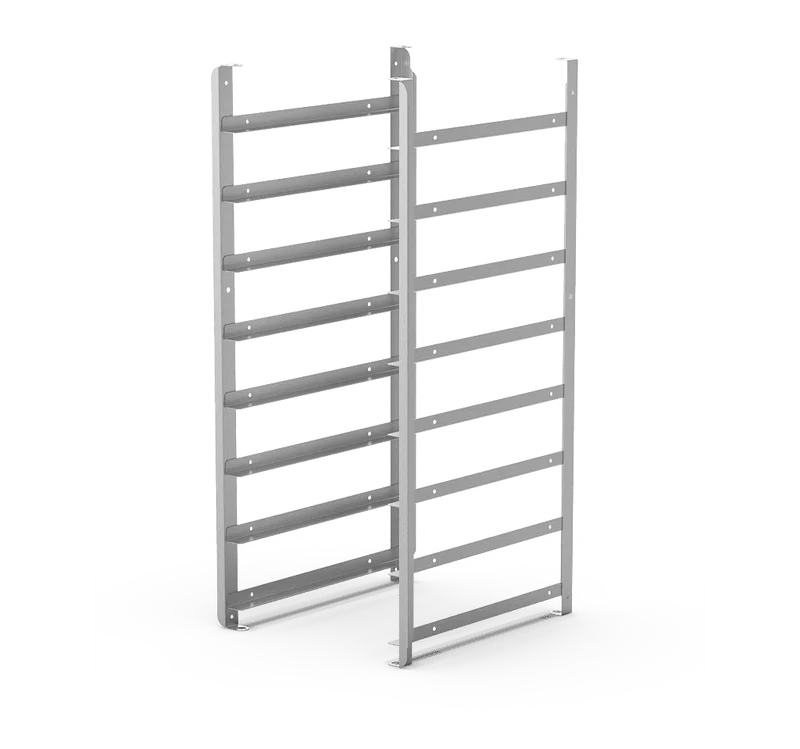 Supports lateraux 8 niveaux - distance entre niveaux 94 mm (UNOX XUC154)