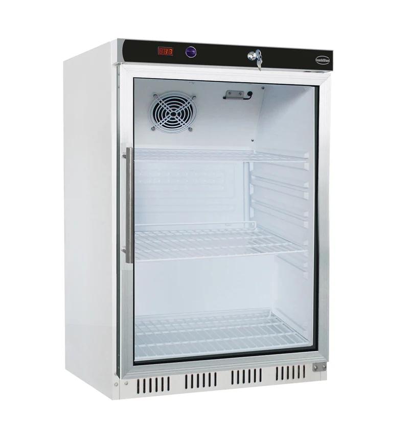 Armoire Réfrigérée Vitrée 1 Porte 235L – Vitrine à Boissons, +2/+8 °C