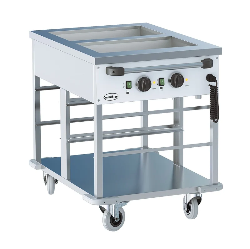 Chariot Bain-Marie Mobile 2/1 GN