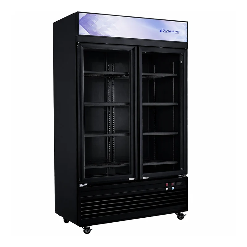Armoire négative - 2 portes vitrées - avec canopy - 729 litres - DSM41F