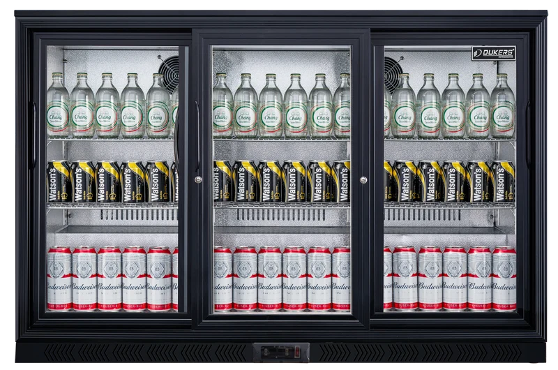 Arrière-bars - 3 portes vitrées battantes - 289 litres - LG-320S