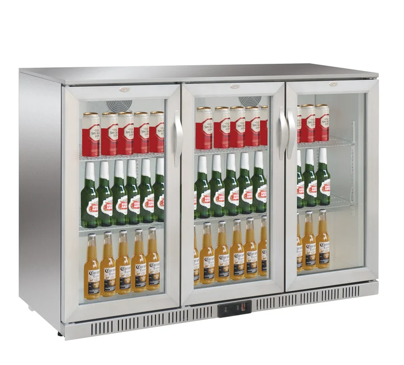 Arrière-bars - 3 portes vitrées battantes - 289 litres - LG-320H
