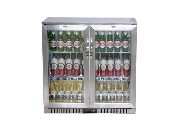Arrière-bars - 2 portes vitrées battantes - 197 litres - LG-198H