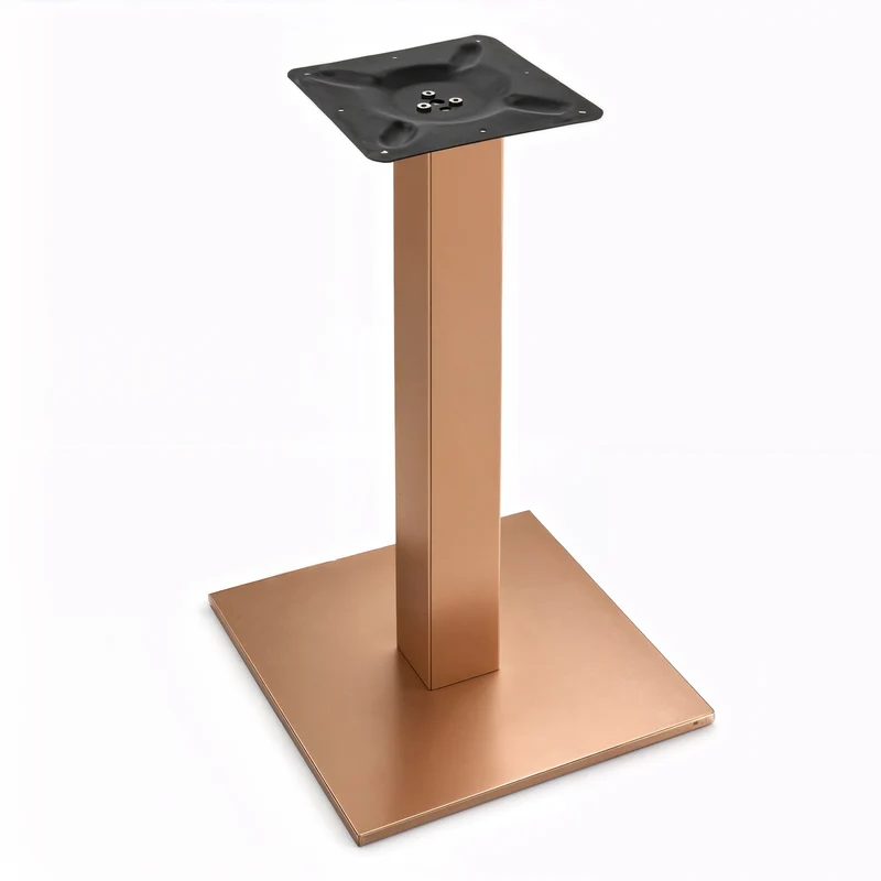 Base Carrée Cuivre Inox