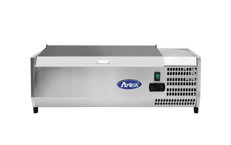 Présentoir à Ingrédients Réfrigéré 1200/380 - Couvercle Inox