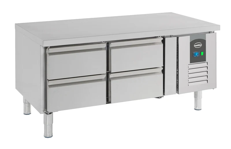 Table Réfrigérée Inox 4 Tiroirs L1200 Hauteur 650 – Réfrigérateur, +2/+8 °C
