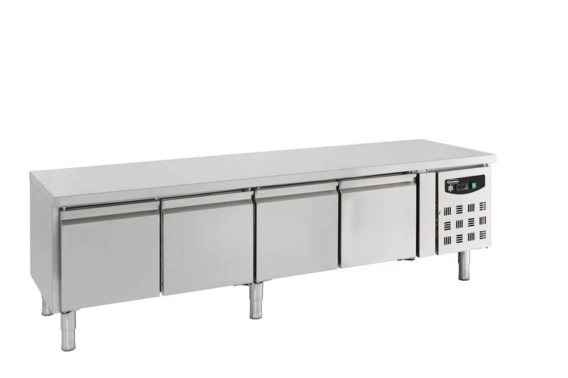 Table Réfrigérée Inox 4 Portes L2000 Hauteur 650 – Réfrigérateur, +2/+8 °C