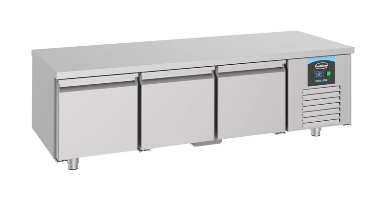 Table Réfrigérée Inox 304 3 Portes L1600 Hauteur 600 – Réfrigérateur, -2/+8 °C