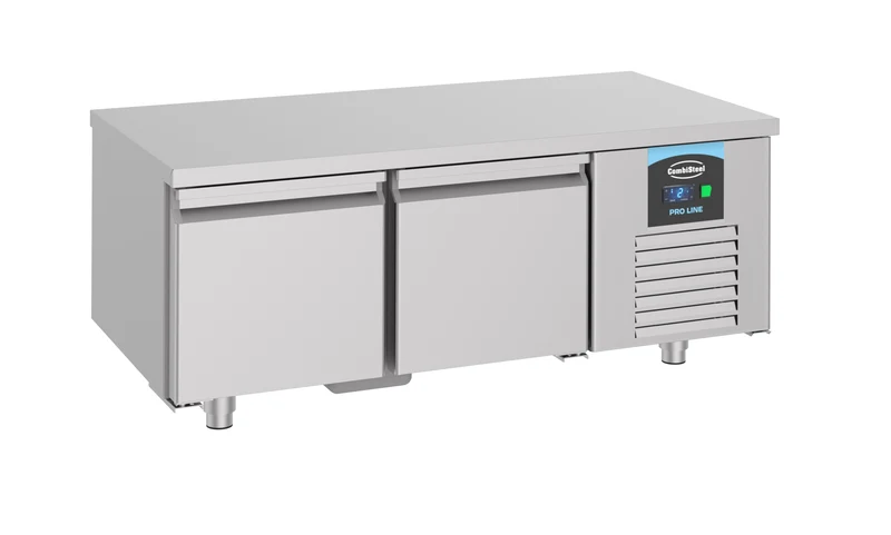 Table Réfrigérée Inox 304 2 Portes L1200 Hauteur 600 – Réfrigérateur, -2/+8 °C