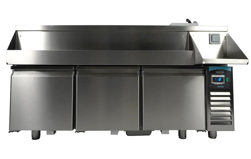 Table Réfrigérée 3 Portes Avec Bar à Cocktails L1600 – Réfrigérateur, -2/+8 °C