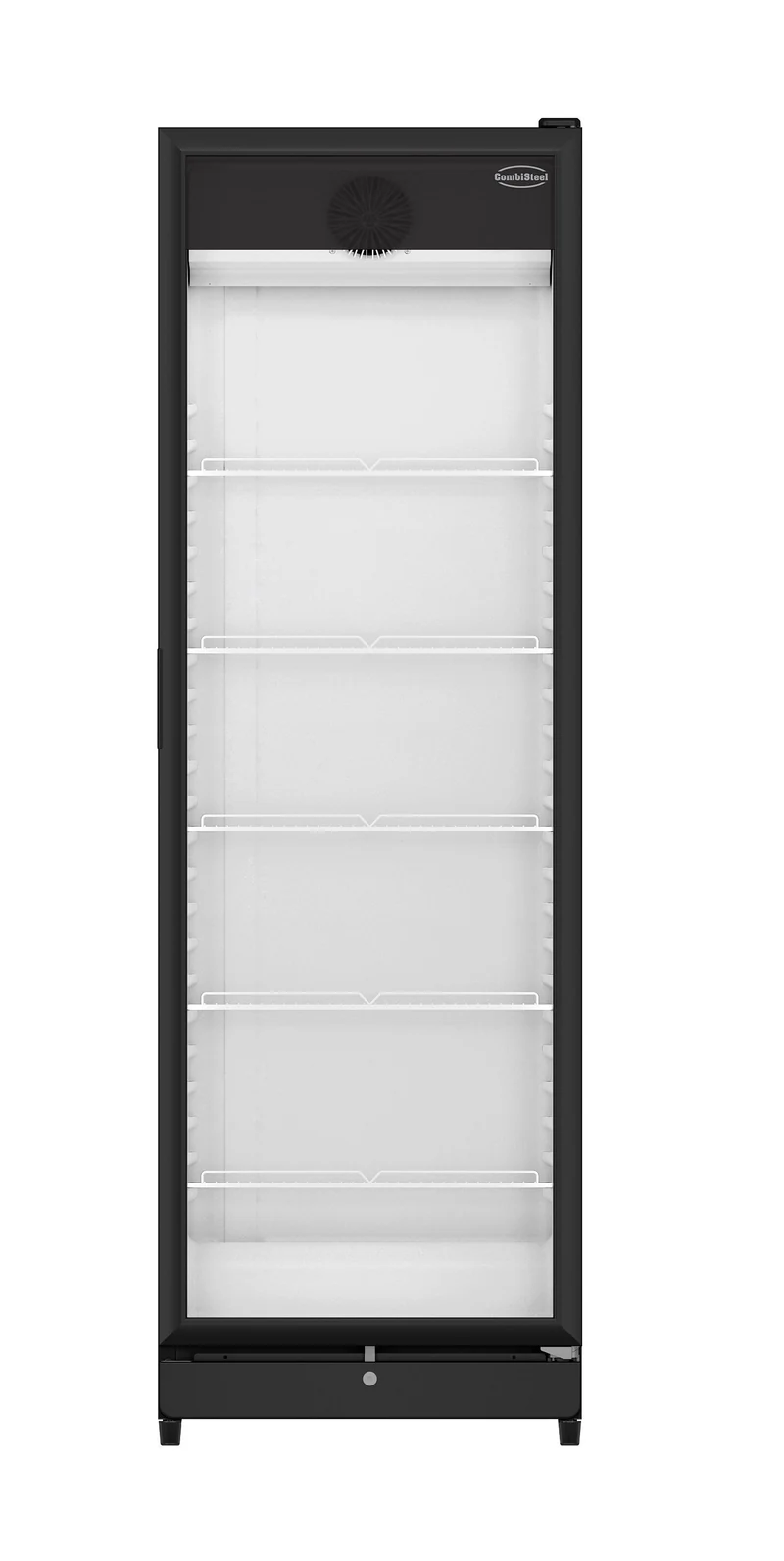 Armoire Réfrigérée Vitrée 1 Porte Pib-360R Noire – Vitrine à Boissons, +1/+9 °C