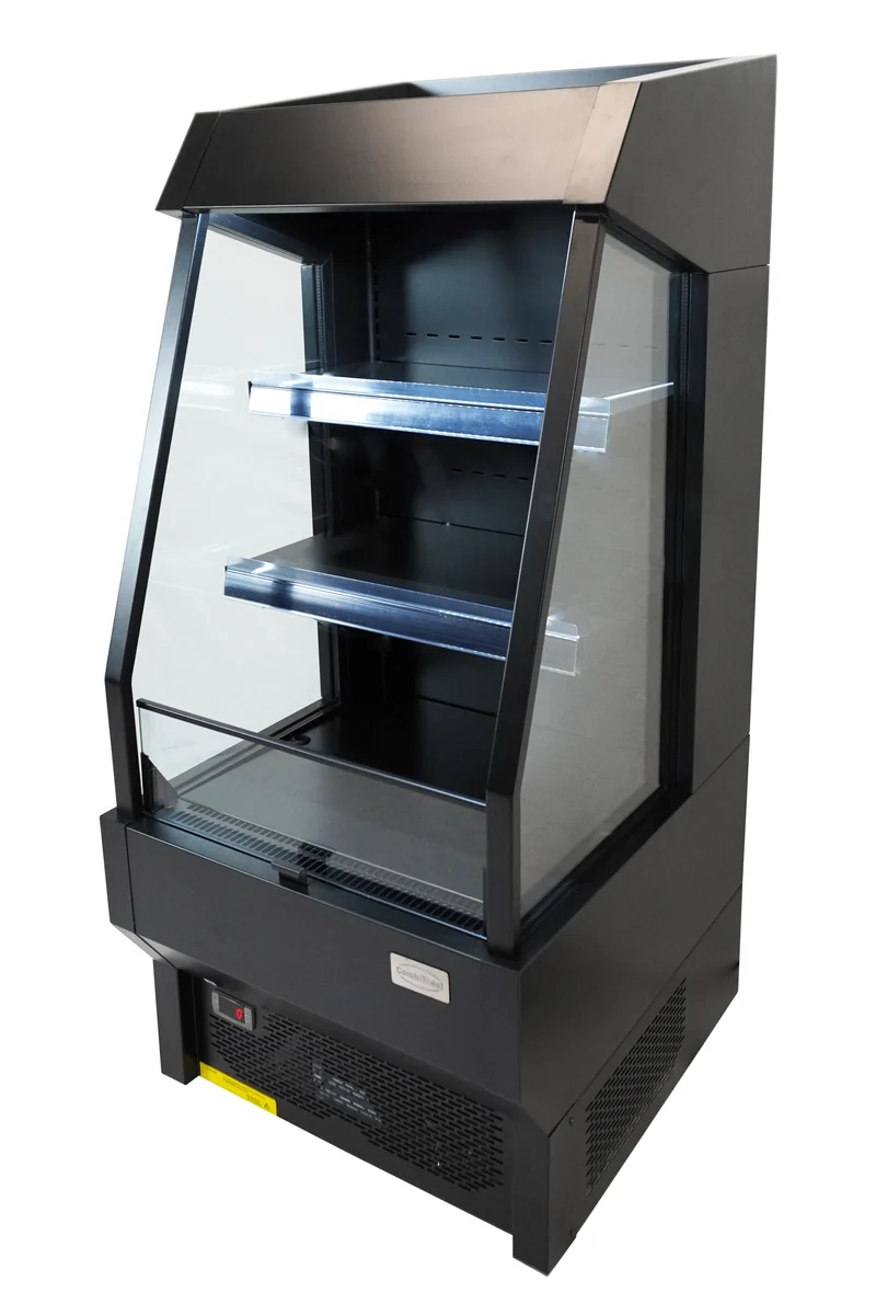Vitrine à Achats Impulsifs 165L Noire – Réfrigérée, +1/+7 °C