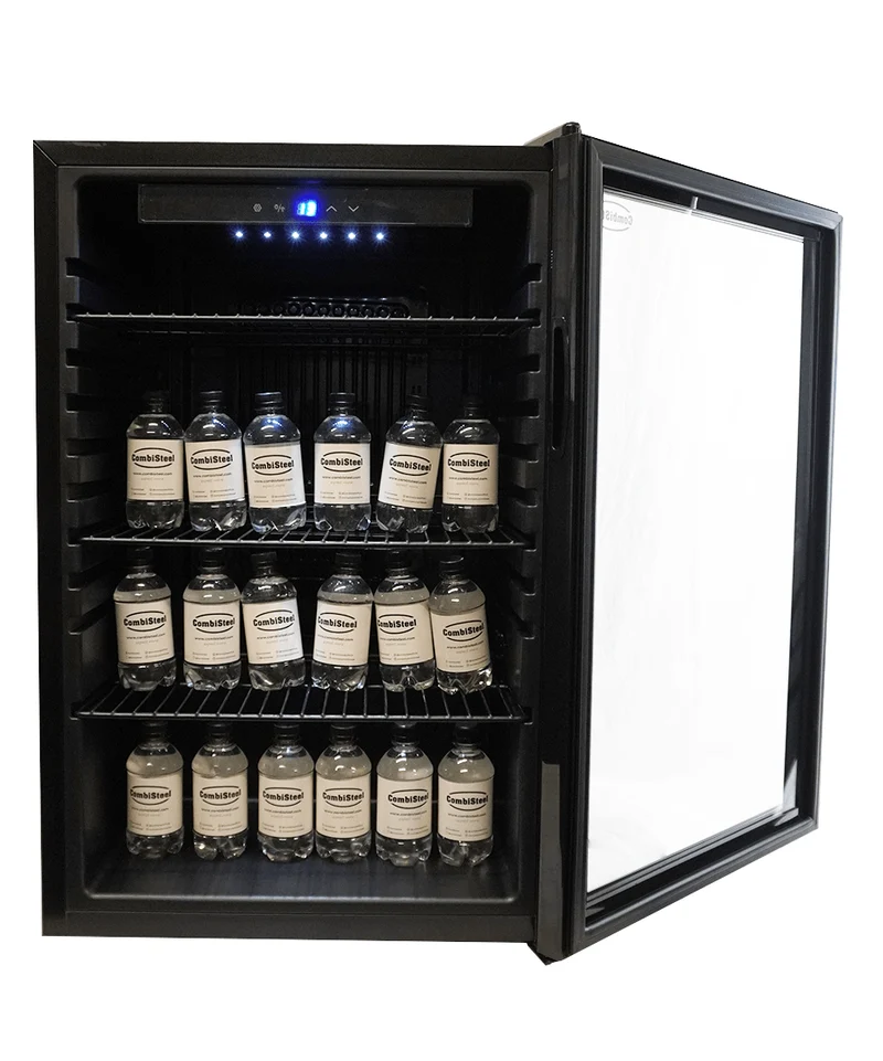 Réfrigérateur de Comptoir 115L Noir – Positif, +3/+10 °C