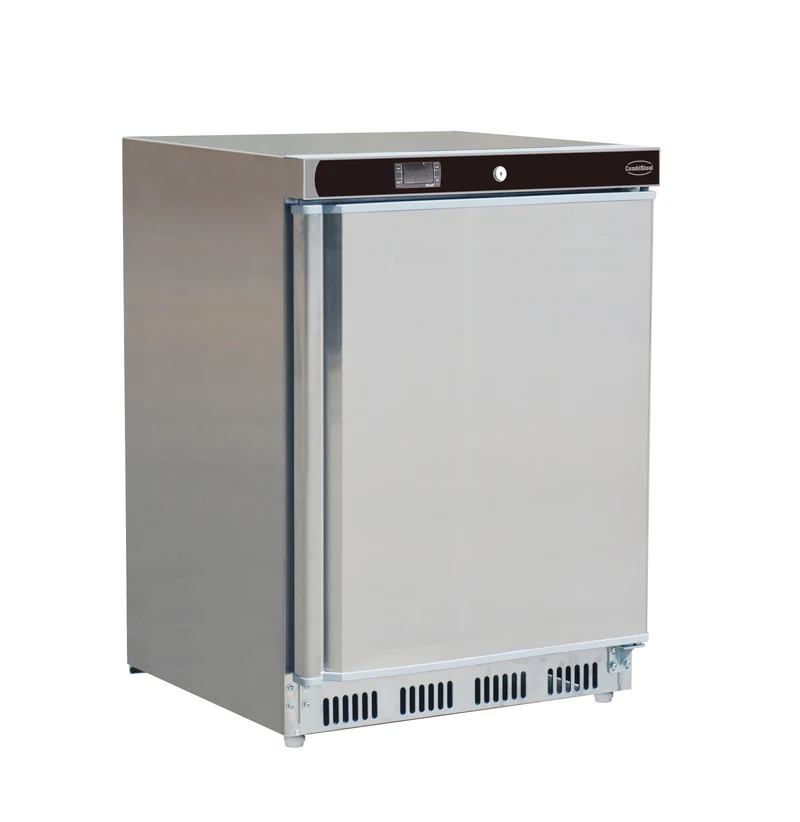 Réfrigérateur Sous Comptoir 1 Porte 101L Tout Inox – Positif, +2/+8 °C