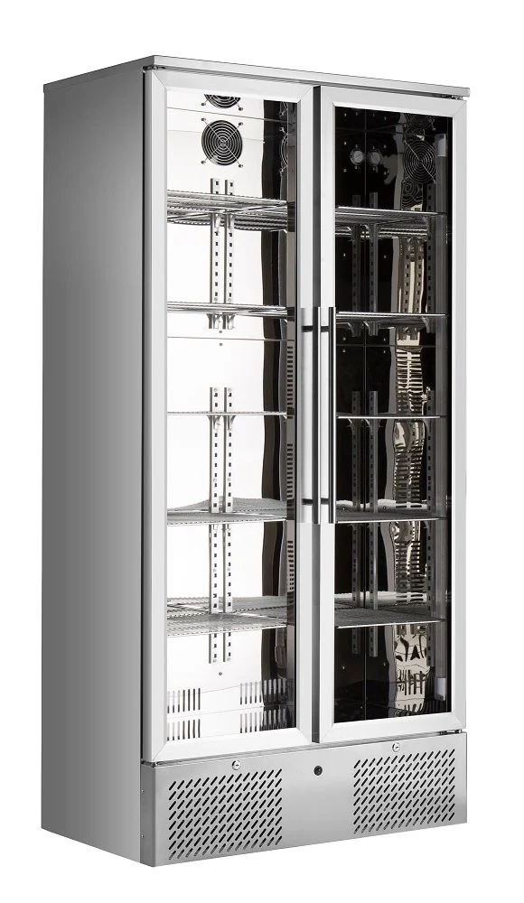 Armoire Réfrigérée de Bar Haute 458L Tout Inox – Réfrigérateur, +2/+10 °C