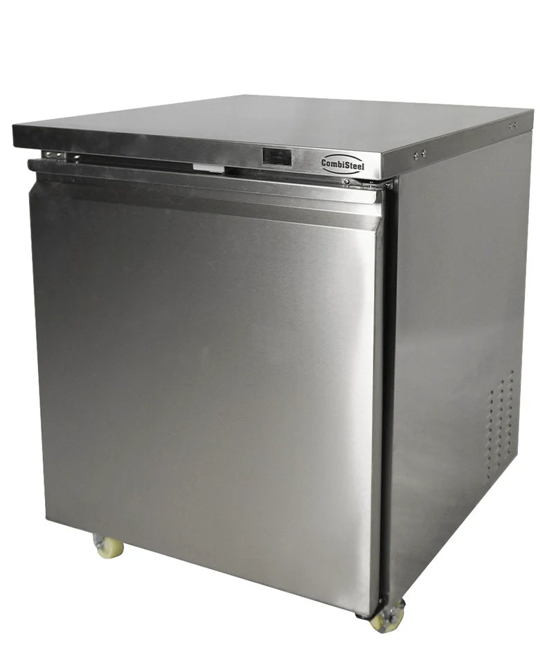 Congélateur Sous Comptoir 1 Porte 185L Inox – Bi-température, +1/+4 ou -18/-21 °C