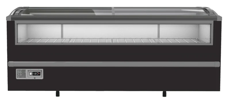 Congélateur Bahut Pour Supermarché Noir 2125 Dégivrage Manuel L2124 (7072.0030)