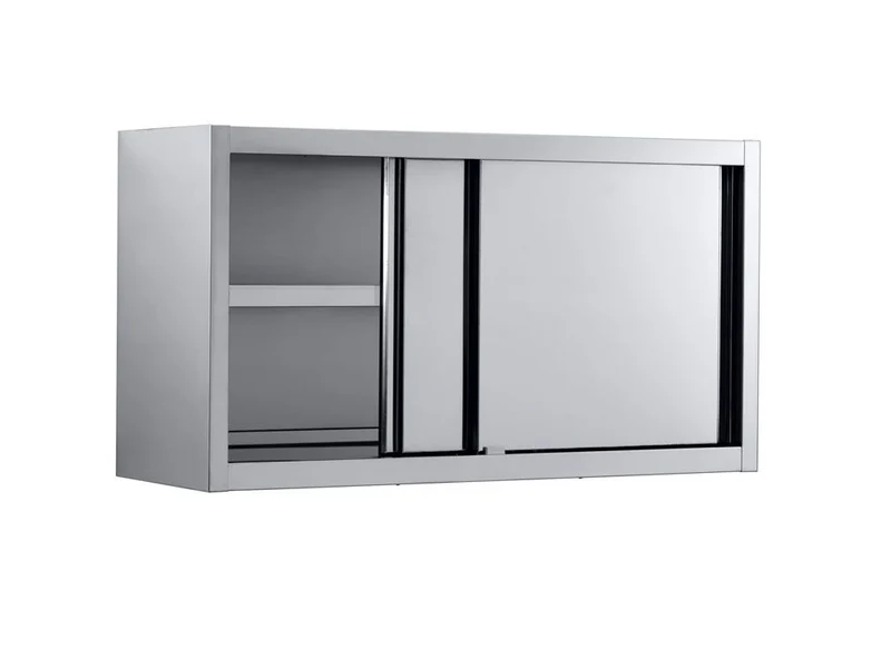 Armoire Murale Inox Portes Coulissantes 1800 × 400 mm – 1 Tablette