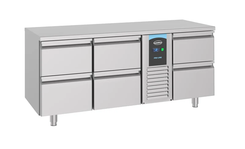 Table Réfrigérée Inox 6 Tiroirs 1785 Monobloc Energy Line – Réfrigérateur, -2/+8 °C