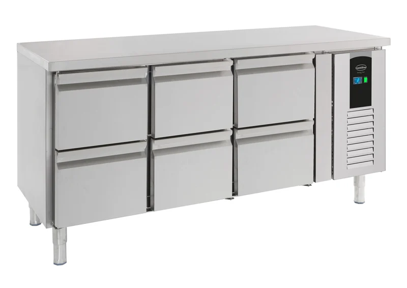 Table Réfrigérée Inox 6 Tiroirs L1795 Energy Line – Réfrigérateur, +2/+8 °C