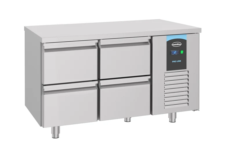 Table Réfrigérée Inox 4 Tiroirs 1400 Energy Line – Réfrigérateur, -2/+8 °C