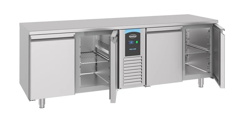 Table Réfrigérée Inox 4 Portes 2270 Monobloc Energy Line – Réfrigérateur, -2/+8 °C