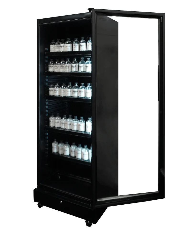 Armoire Réfrigérée Vitrée 1 Porte Sve-450 Noire – Réfrigérateur, +2/+10 °C