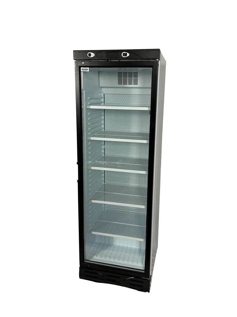Armoire Réfrigérée Vitrée 1 Porte 382L Blanche – Vitrine à Boissons, +4/+10 °C