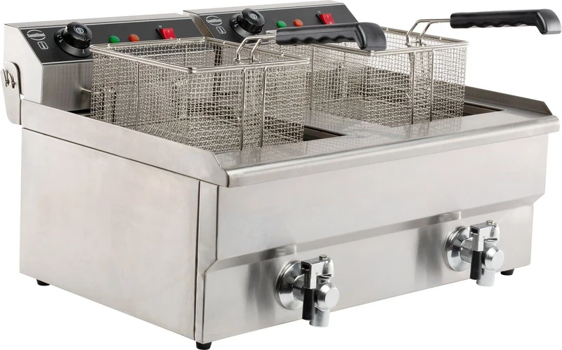 Friteuse Posable Electrique 2X8 L